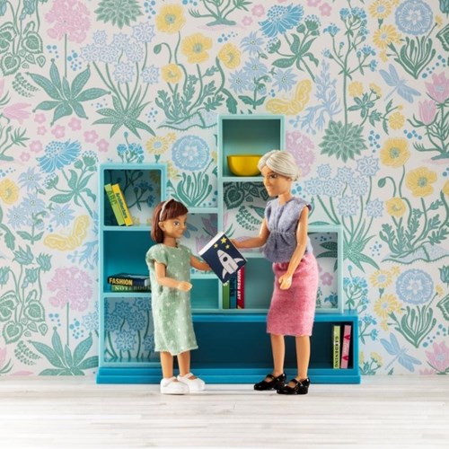 Lundby poppenhuis Boekenkast - Accessoire set voor poppenhuis-2