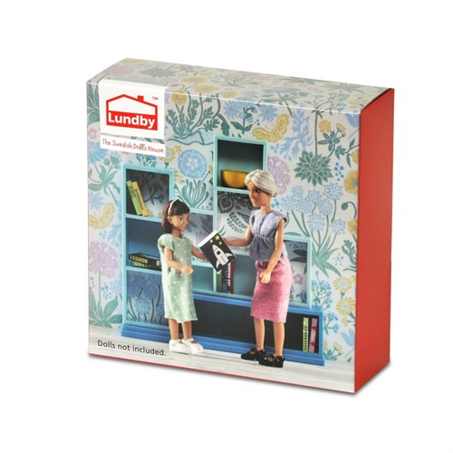 Lundby poppenhuis Boekenkast - Accessoire set voor poppenhuis-3