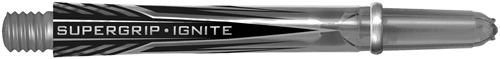Harrows dart shafts Supergrip Ignite medium - grijs - dartaccessoire