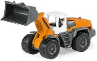 Siku Liebherr wiellader speelgoedvoertuig met beweegbare laadschop-2