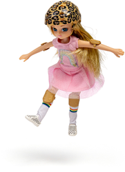 Lottie pop Skate Park - sportieve speelpop met skateboard en accessoires