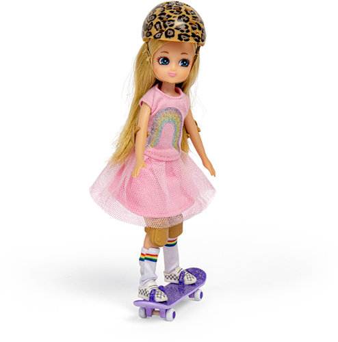 Lottie pop Skate Park - sportieve speelpop met skateboard en accessoires-2