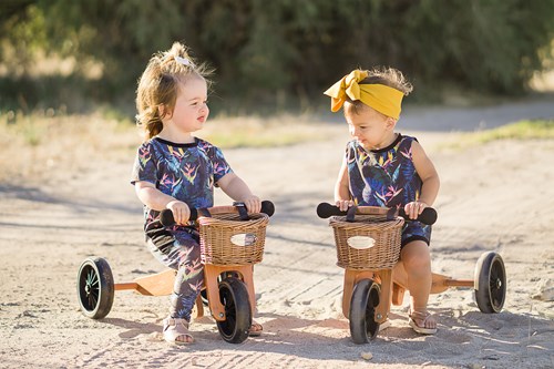 Kinderfeets 2-in-1 houten loopfiets & driewieler vanaf 1 jaar Tiny Tot - Cream-3