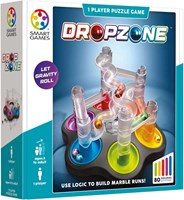 Smart Games knikkerbaan Dropzone - educatief speelgoed - 80 uitdagingen