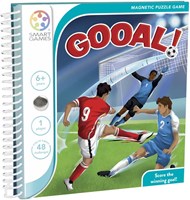 Smart Games magnetisch reisspel Gooal! met 48 voetbal uitdagingen