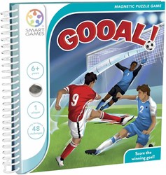 Smart Games magnetisch reisspel Gooal! met 48 voetbal uitdagingen