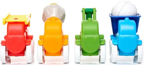 Smartmax magnetisch bouwspeelgoed voertuigen set 13-delig-2