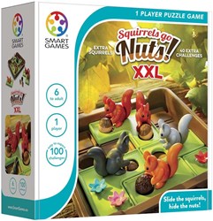 Smart Games denkspel Squirrels Go Nuts XXL - educatief speelgoed - 100 uitdagingen