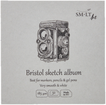 SMLT SMLT Bristol Schetsboek Vierkant 14 cm