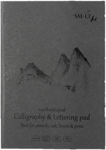 SMLT SMLT Papierblok Kalligrafie A5 100gr 50 vel