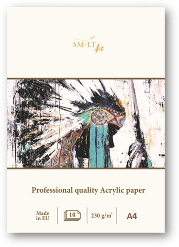 SMLT SMLT Professional Papierblok Acryl A4 420gr 10 vel