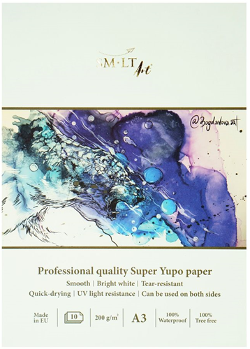 SMLT SMLT Professional Papierblok Yupo A3 200gr 10 vel