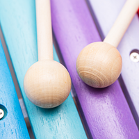 BigJigs houten xylofoon speelgoed - kleurrijk muziekinstrument voor kinderen-2