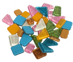 Colourful Mosaics glas mozaïek pastel glitter mix creatief speelgoed 260g