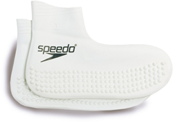 Speedo latex zwembad sok - wit - medium - anti-slip bescherming