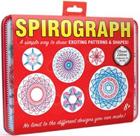 Spirograph speelgoed retro tin set - creatieve tekenset voor kinderen