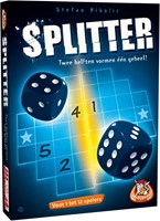 White Goblin Games Splitter dobbelspel strategisch spel blauw