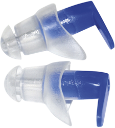 SwimTech Ear Plugs - Blue/Clear -