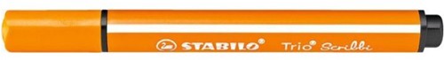 STABILO Trio Scribbi - ergonomische viltstift - onverwoestbaar door meeverende punt - oranje