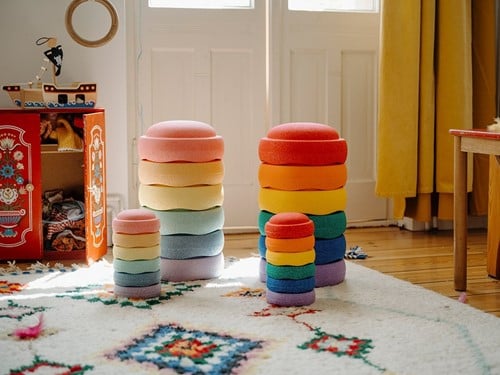 Stapelstein® | Original Mini Rainbow pastel-2