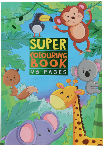 Wins Holland Super Kleurboek A4 Safari 96 vel