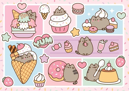 Trefl puzzel Sweet Pusheen - 1000 stukjes karton educatief