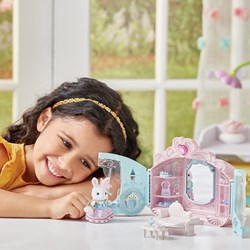 Sylvanian Families kleedkamer speelset - prinsessenkoets en accessoires