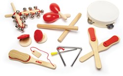 Tidlo houten muziekinstrumenten set - 14-delig muziek speelgoed