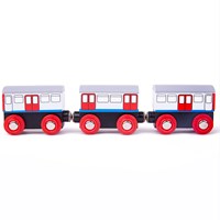 Tidlo houten metro trein - speelgoed trein voor kinderen