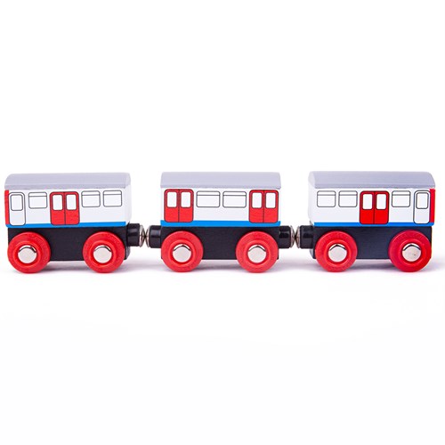 Tidlo houten metro trein - speelgoed trein voor kinderen