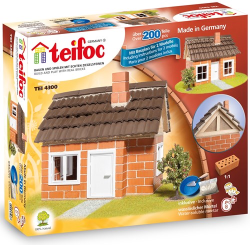Teifoc Bouwdoos - vakwerkhuisje - 200 onderdelen