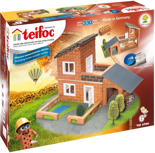 Teifoc Bouwdoos - villa met garage - 330 onderdelen