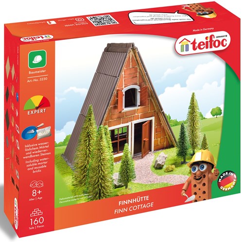 Teifoc Bouwdoos - fins huisje - 160 onderdelen