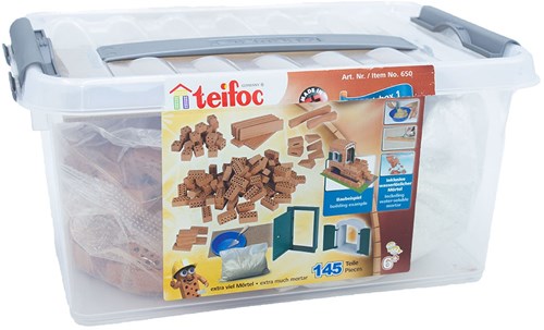 Teifoc Bouwdoos - creatieve doos - 145 onderdelen