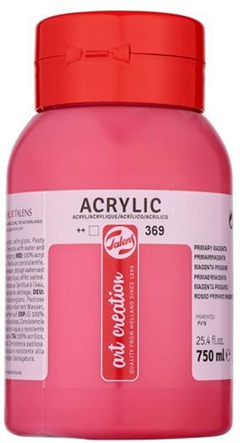 Royal Talens TAC Acrylverf 369 Primair Magenta 750 ml