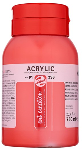 Royal Talens TAC Acrylverf 396 Naphtolrood 750 ml