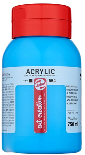 Royal Talens TAC Acrylverf 564 Briljantblauw 750 ml