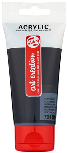 Royal Talens TAC Acrylverf Ivoorzwart 75 ml