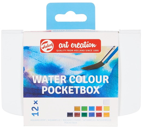 Royal Talens TAC Aquarelverf Pocketbox 12 napjes