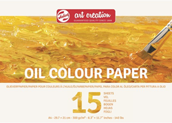 Talens olieverf papier A4 250gr 30 vel - schilderpapier voor kunstenaars