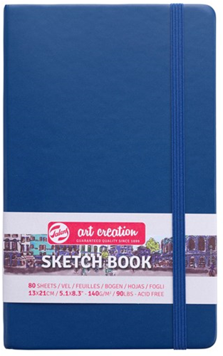 Royal Talens TAC Schetsboek 13x21 cm 140 gr 80 vel Marine Blauw