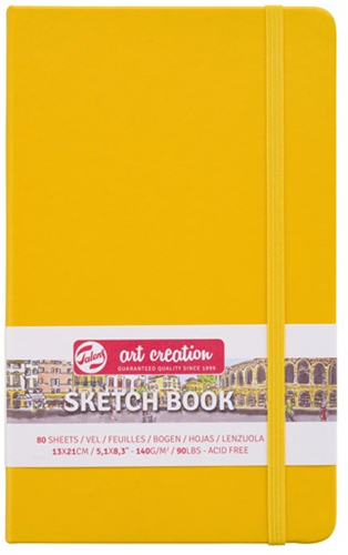 Royal Talens TAC Schetsboek 13x21 cm 140gr 80 vel Goudgeel
