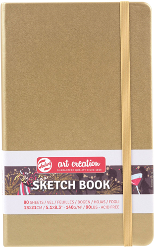 Royal Talens TAC Schetsboek 13x21 cm 140gr 80 vel Witgoud