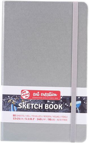 Royal Talens TAC Schetsboek 13x21 cm 140gr 80 vel Zilver