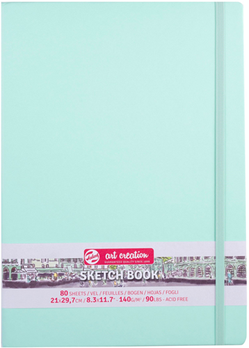 Royal Talens TAC Schetsboek 21x30 cm 140 gr 80 vel Mintgroen
