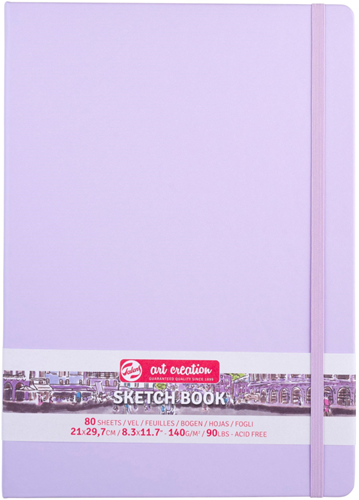 Royal Talens TAC Schetsboek 21x30 cm 140 gr 80 vel Pastel Violet