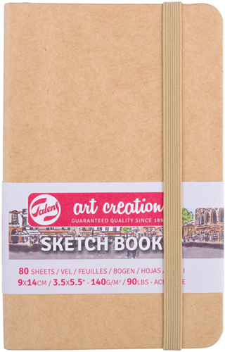 Royal Talens TAC Schetsboek 9x14 cm 140 gr 80 vel Kraft