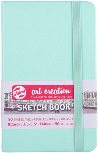 Royal Talens TAC Schetsboek 9x14 cm 140 gr 80 vel Mintgroen