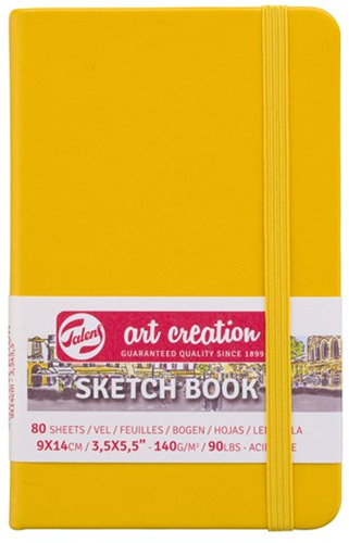 Royal Talens TAC Schetsboek 9x14 cm 140gr 80 vel Goudgeel