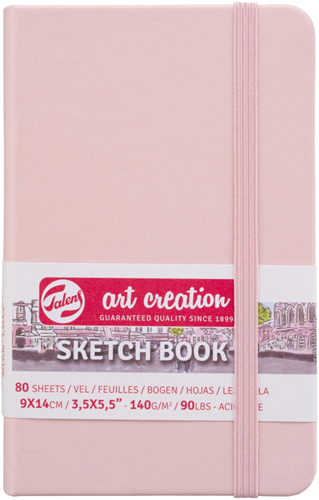 Royal Talens TAC Schetsboek 9x14 cm 140gr 80 vel Roze